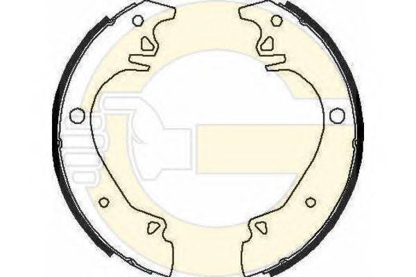 GIRLING 5162173 Комплект гальмівних колодок