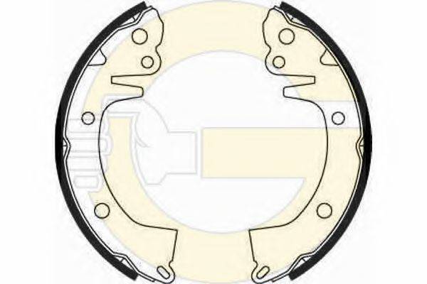 GIRLING 5180689 Комплект гальмівних колодок