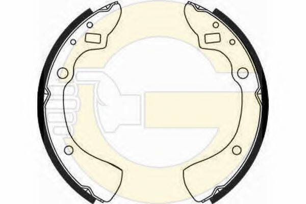 GIRLING 5181259 Комплект гальмівних колодок