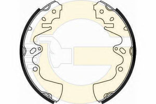 GIRLING 5181979 Комплект гальмівних колодок