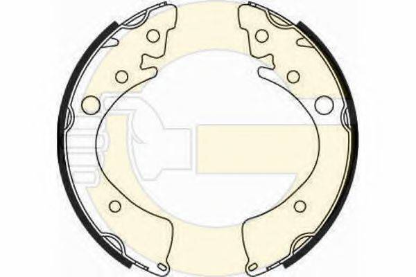 GIRLING 5182019 Комплект гальмівних колодок