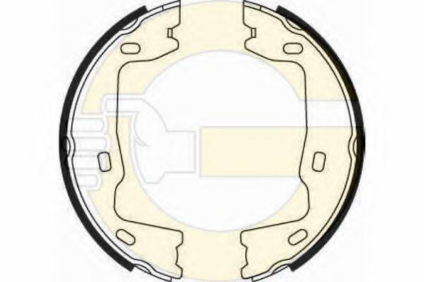 GIRLING 5182232 Комплект гальмівних колодок, стоянкова гальмівна система