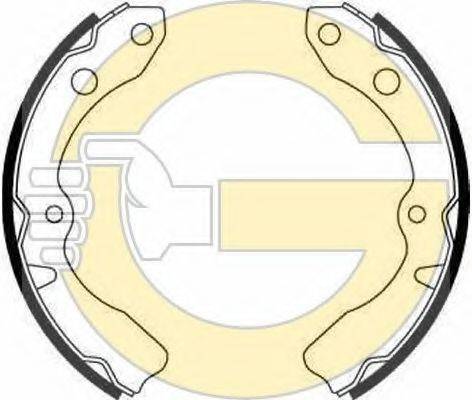 GIRLING 5183049 Комплект гальмівних колодок