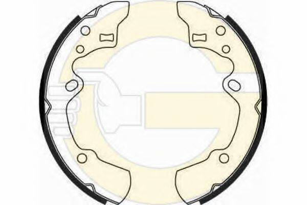 GIRLING 5185209 Комплект гальмівних колодок