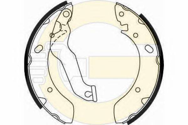 GIRLING 5185699 Комплект гальмівних колодок