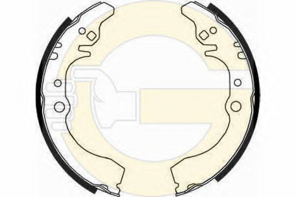 GIRLING 5186479 Комплект гальмівних колодок