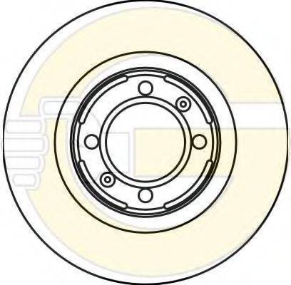 GIRLING 6017143 гальмівний диск