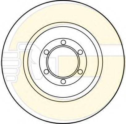 GIRLING 6017154 гальмівний диск