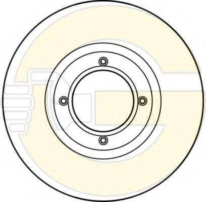 GIRLING 6019953 гальмівний диск