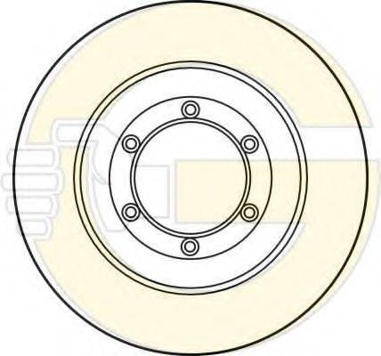 GIRLING 6027951 гальмівний диск