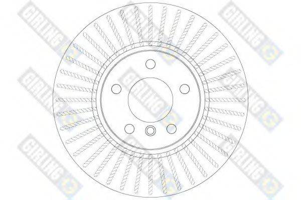 GIRLING 6062205 гальмівний диск