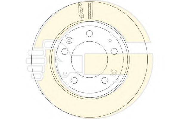 GIRLING 6062805 гальмівний диск