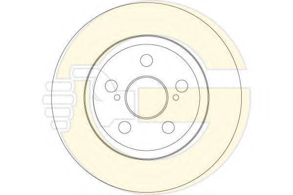 GIRLING 6063314 гальмівний диск