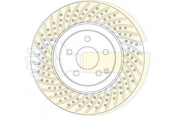 GIRLING 6064335 гальмівний диск