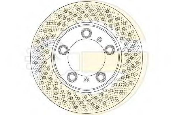 GIRLING 6064835 гальмівний диск