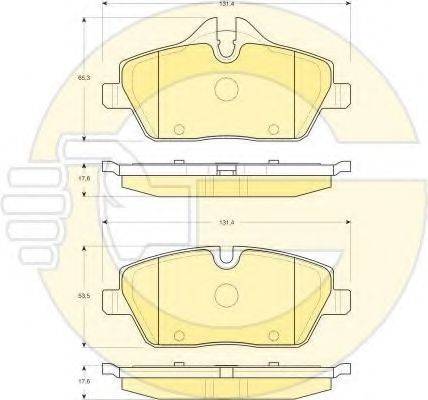 GIRLING 6411481 Комплект гальм, дисковий гальмівний механізм