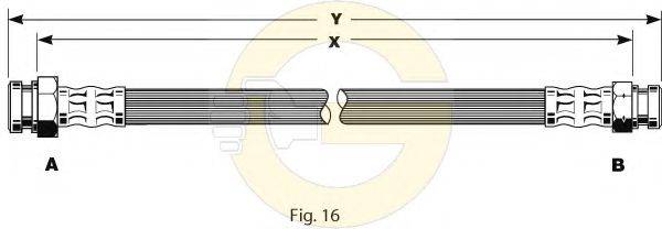 GIRLING 9001164 Гальмівний шланг