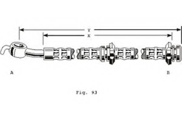 GIRLING 9004173 Гальмівний шланг