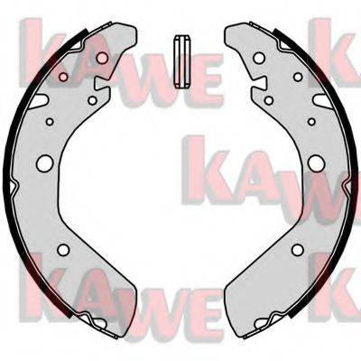 KAWE 01069 Комплект гальмівних колодок