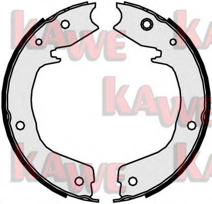KAWE 09850 Комплект гальмівних колодок, стоянкова гальмівна система