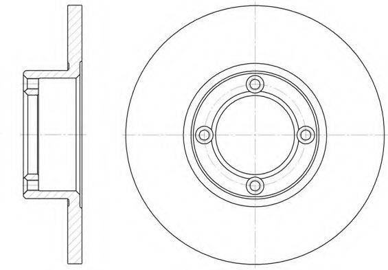 KAWE 603700 гальмівний диск