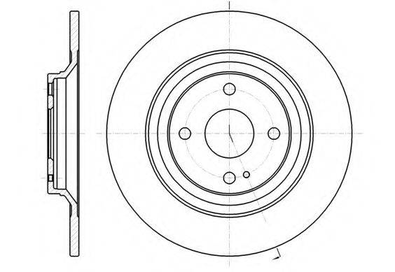 KAWE 6137900 гальмівний диск