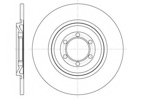 KAWE 613900 гальмівний диск