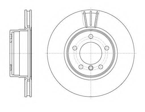 KAWE 665310 гальмівний диск