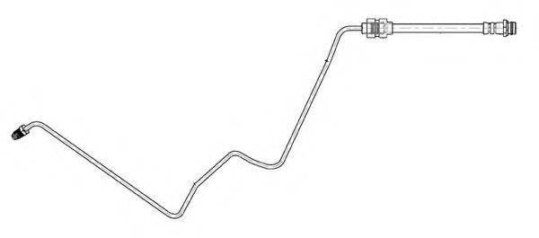 KAWE 512745 Гальмівний шланг