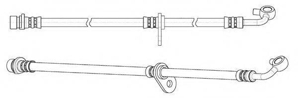 KAWE 512859 Гальмівний шланг