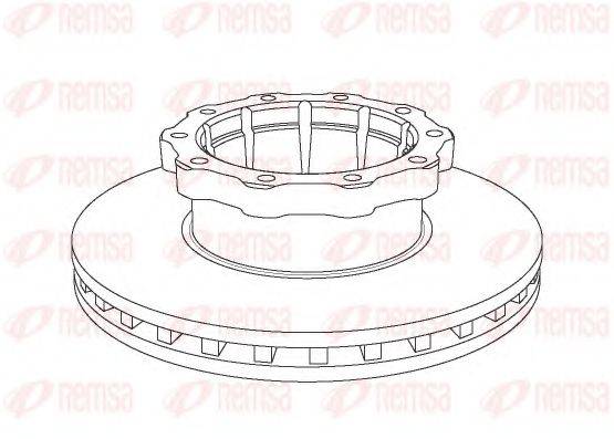 KAWE NCA104820 гальмівний диск