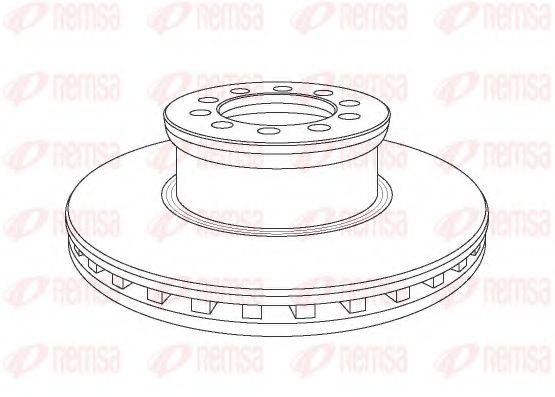 KAWE NCA105320 гальмівний диск