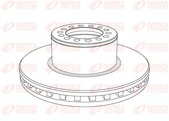 KAWE NCA105520 гальмівний диск