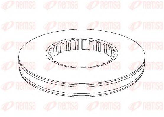 KAWE NCA114610 гальмівний диск