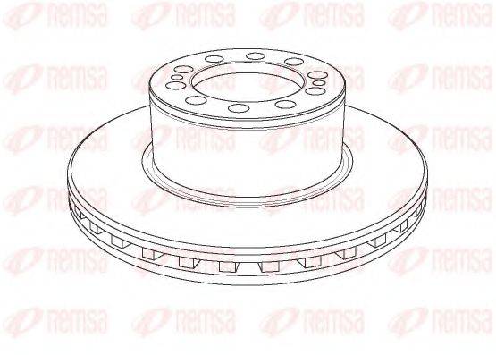 KAWE NCA115720 гальмівний диск