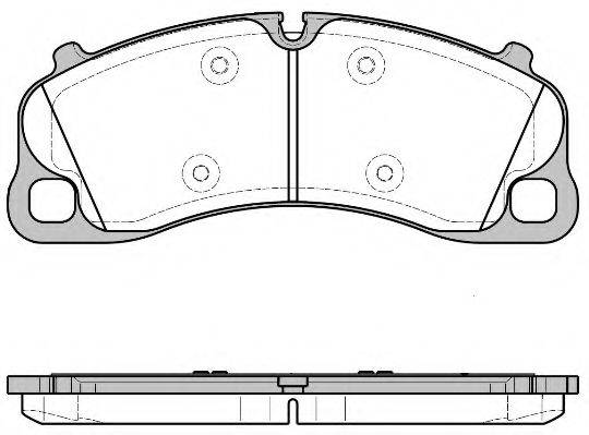 KAWE 159700 Комплект гальмівних колодок, дискове гальмо