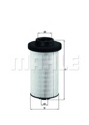MAHLE ORIGINAL KX80D Паливний фільтр