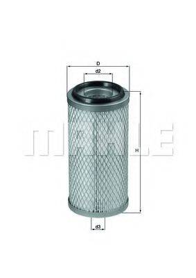 MAHLE ORIGINAL LX272 Повітряний фільтр