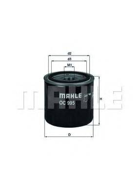 MAHLE ORIGINAL OC995 Масляний фільтр