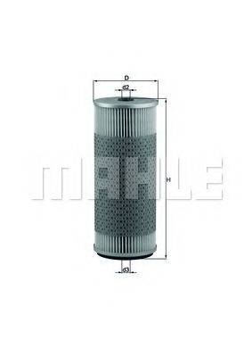 MAHLE ORIGINAL OX75D Масляний фільтр