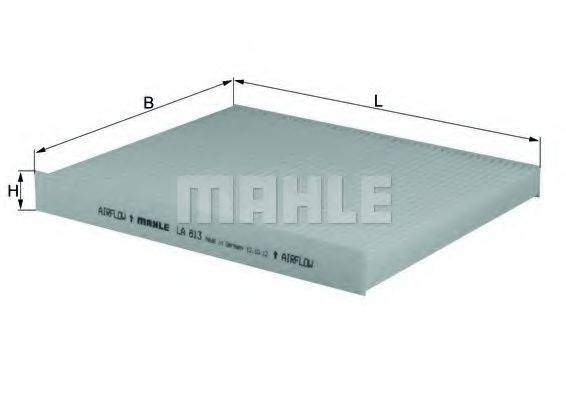 MAHLE ORIGINAL LA813 Фільтр, повітря у внутрішньому просторі