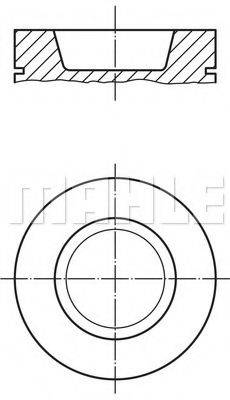 MAHLE ORIGINAL 0160500 Поршень
