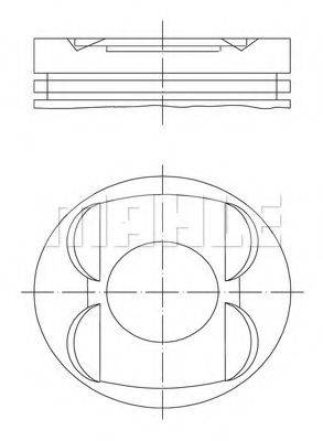 MAHLE ORIGINAL 0011400 Поршень