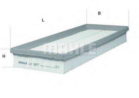 MAHLE ORIGINAL LX2877 Повітряний фільтр