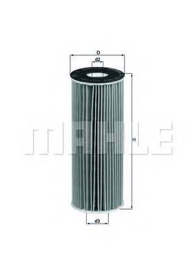 MAHLE ORIGINAL OX133D Масляний фільтр