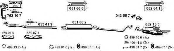 ERNST 050462 Система випуску ОГ