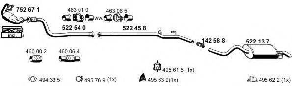 ERNST 100149 Система випуску ОГ