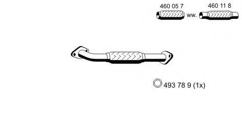 ERNST 344401 Труба вихлопного газу