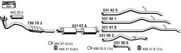 ERNST 030435 Система випуску ОГ