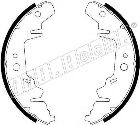 FRI.TECH. 1023001 Комплект гальмівних колодок